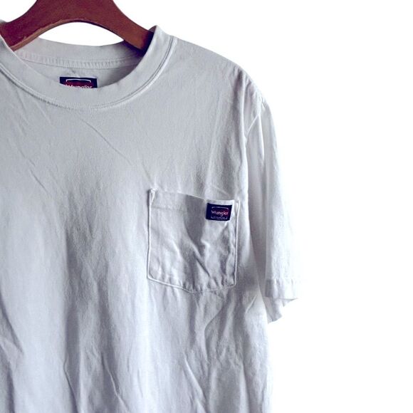 Wrangler White Short Sleeve Tee for Casual Wear Size Medium 10 0499 - Picture 5 of 8